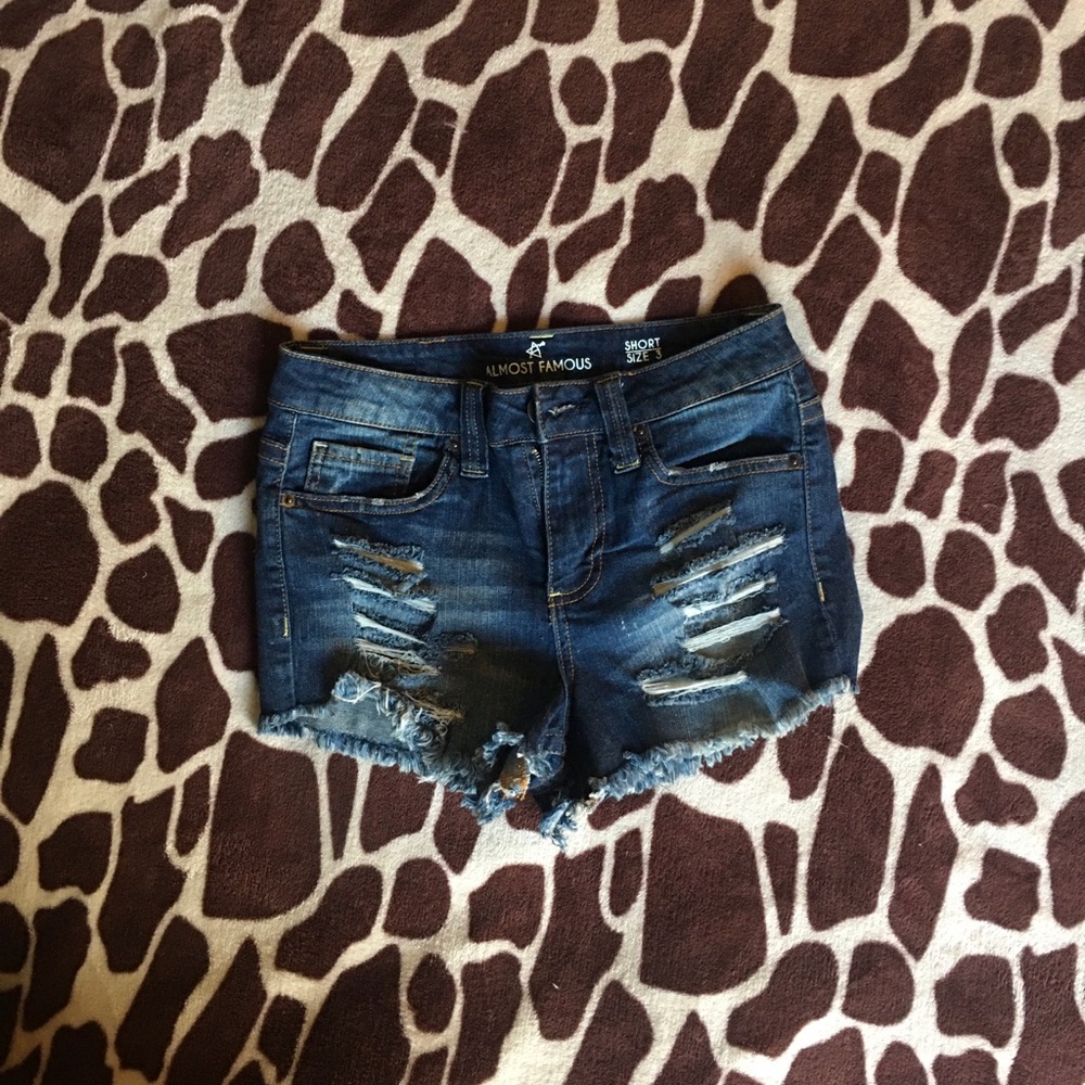 NWOT High Waisted Almost Famous Short Shorts